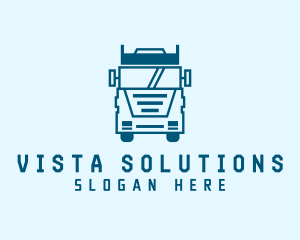 Freight Transportation Trucking logo design