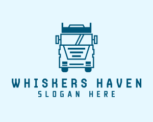 Freight Transportation Trucking logo design