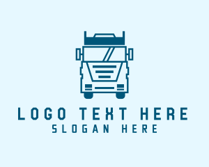 Freight Transportation Trucking Logo