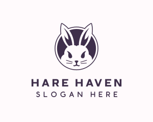 Pet Rabbit Animal logo design