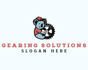 Koala Gear Mechanic   logo design