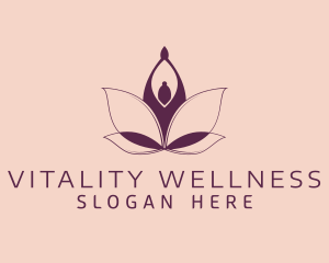 Lotus Wellness Spa logo design