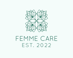 Flower Cosmetics Skin Care  logo design