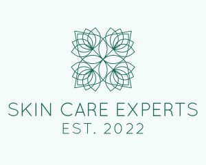 Flower Cosmetics Skin Care  logo design