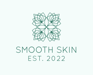 Flower Cosmetics Skin Care  logo design