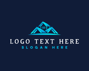 Roofing - House Contractor Property logo design