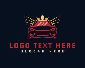 Wings - Luxury Car Business logo design