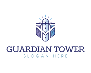 Light House Gem Tower logo design