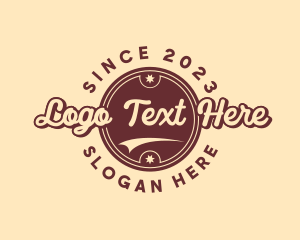 Cursive Retro Brand Logo