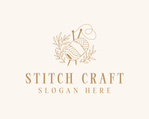 Weaving Crochet Yarn logo design