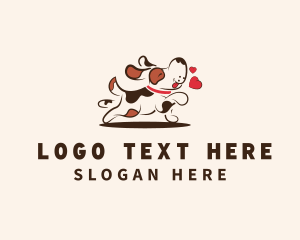 Joy - Playful Dog Puppy logo design