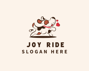 Playful Dog Puppy logo design