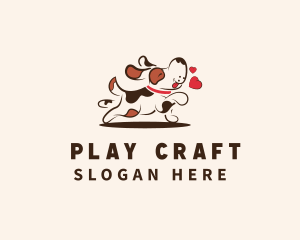 Playful Dog Puppy logo design