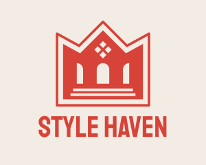 Hostel - Crown Property Developer logo design
