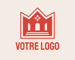 Red - Crown Property Developer logo design