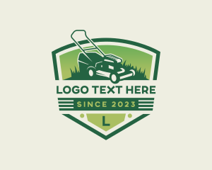 Yard - Lawn Mower Grass Cutting logo design