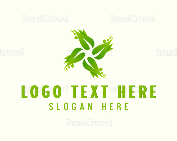 Plant Farming Eco Leaf Logo