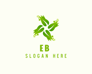Plant Farming Eco Leaf  Logo
