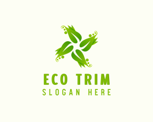 Plant Farming Eco Leaf  logo design