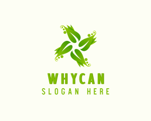 Micro Herb - Plant Farming Eco Leaf logo design
