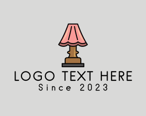 Bedside Lamp - Lighting Lampshade Decor logo design