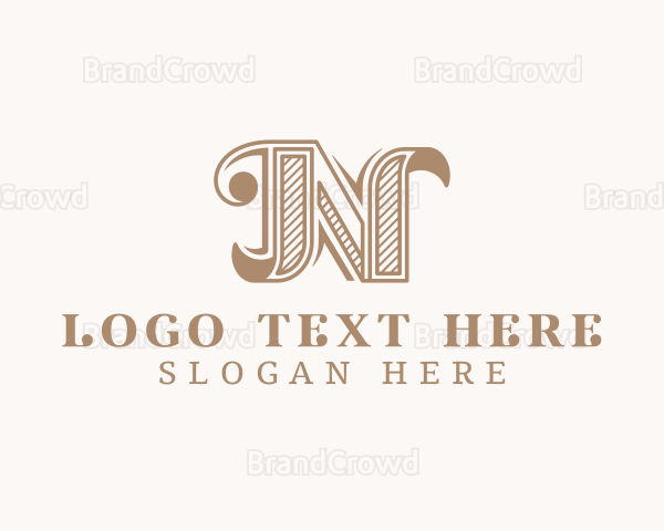 Legal Publishing Firm Letter N Logo
