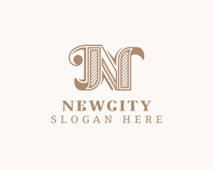 Legal Publishing Firm Letter N logo design