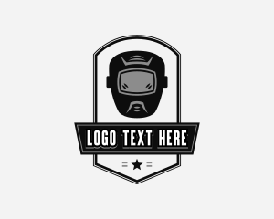 Machinist - Mechanic Welding Mask logo design