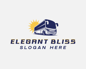 Road Trip - Tourist Bus Vehicle logo design