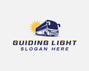 Tourist Bus Vehicle logo design