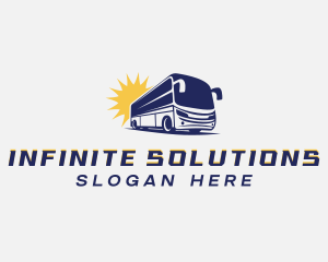 Tour Guide - Tourist Bus Vehicle logo design