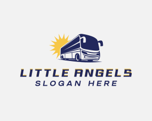 Road Trip - Tourist Bus Vehicle logo design