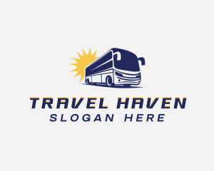 Tourist - Tourist Bus Vehicle logo design