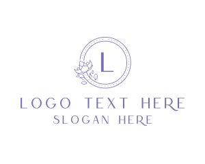 Eco - Floral Wellness Garden logo design