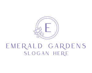 Floral Wellness Garden logo design