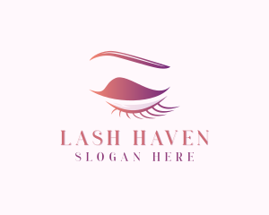 Eyebrow Eyelash Beauty Salon logo design