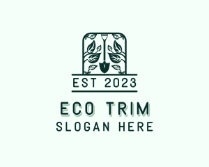 Eco Garden Shovel logo design