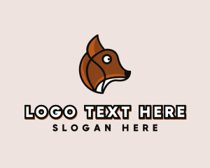 Wolf - Dog Hound Head logo design