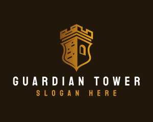 Tower Shield Castle logo design