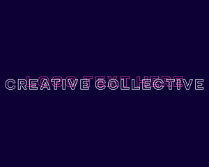 Creative Animation Glitch logo design