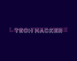 Hacking - Creative Animation Glitch logo design