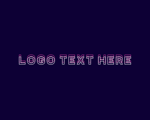 Future - Neon Glitch Wordmark logo design