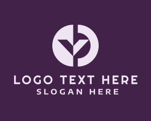White - Generic Letter OVD Monogram logo design