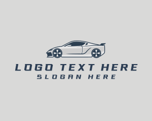 Auto - Car Sedan Garage Parking logo design