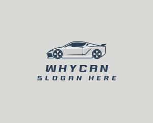 Car Sedan Garage Parking Logo