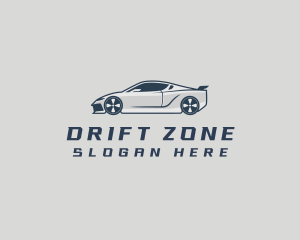 Drifting - Car Sedan Garage Parking logo design