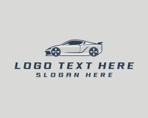 Sportscar - Car Sedan Garage Parking logo design