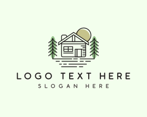 House - Cabin Property Housing logo design