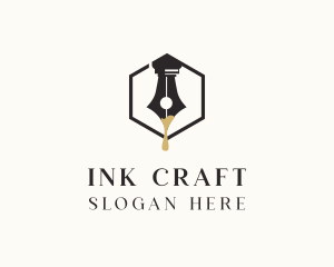 Ink - Writing Pen Ink logo design