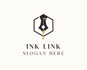 Writing Pen Ink logo design